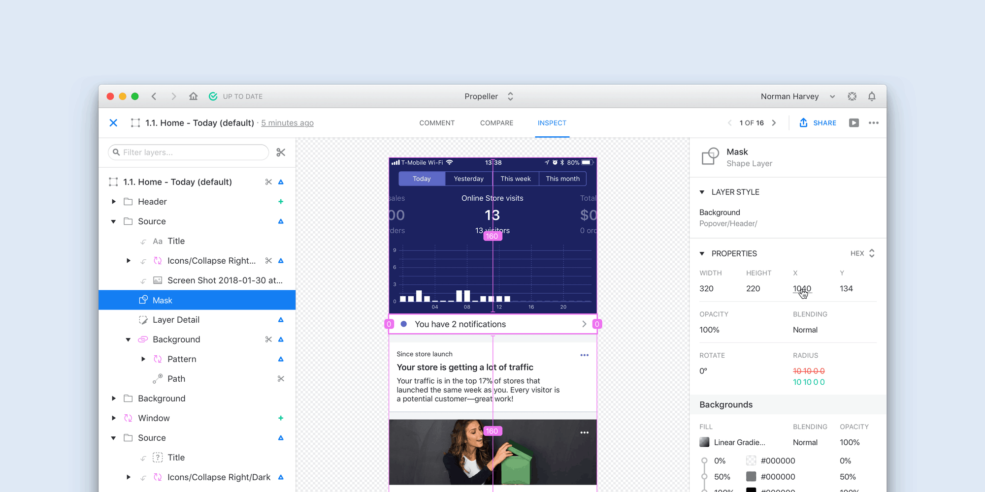 Inspect Tab screenshot